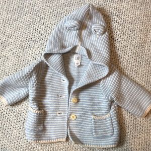 Baby gap knit stripe sweater, 0-3 months